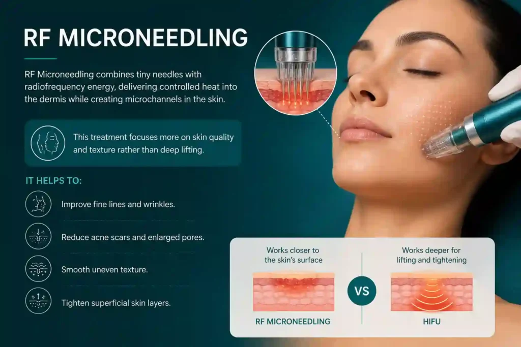 What Does RF Microneedling Do That HIFU Alone Cannot Crewe