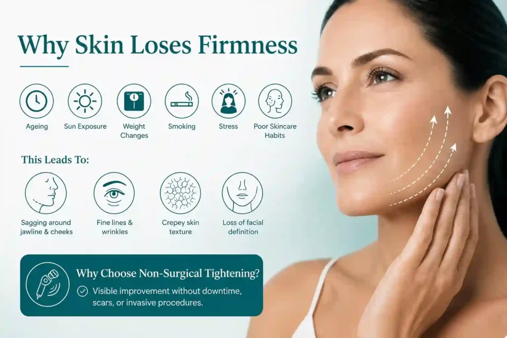 What Makes Skin Lose Firmness and Why Do People Seek Non-Surgical Tightening Crewe?